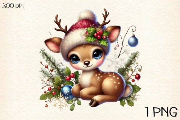 Download Christmas Baby Reindeer PNG Clipart - Baby Collection