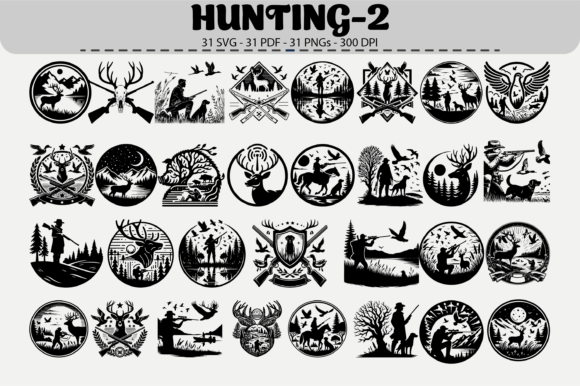 Download Wildlife Hunting SVG – 31 Designs - Design Collection