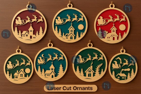 Download Santa Sleigh &amp; Reindeer SVG Bundle - Premium Resources