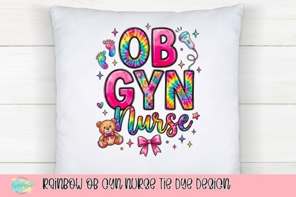 Download Rainbow OB GYN Nurse Tie Dye Design - Design Collection