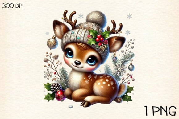 Download Christmas Baby Reindeer PNG Clipart - Baby Collection