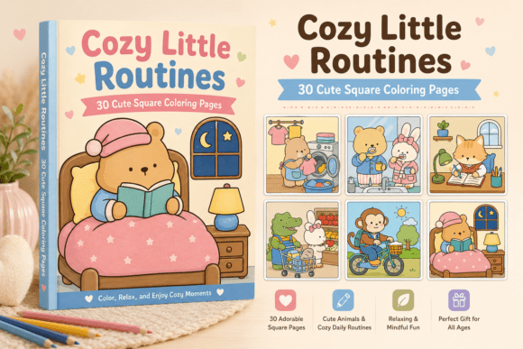 Download Cozy Animals Little Routines Baby Cutie - Baby Collection