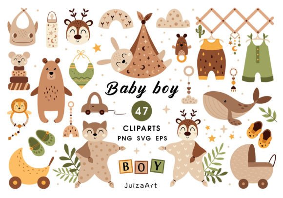 Download Newborn Baby Boy Clipart, It's a Boy - Baby Collection