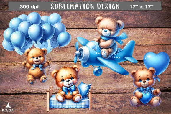 Download Cute Teddy Bear Clipart | New Baby Boy - Baby Collection