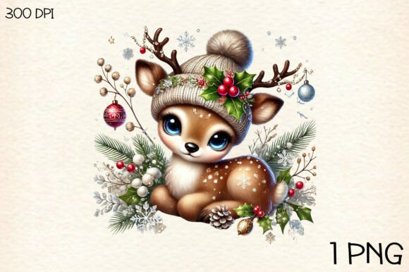 Download Christmas Baby Reindeer PNG Clipart - Baby Collection