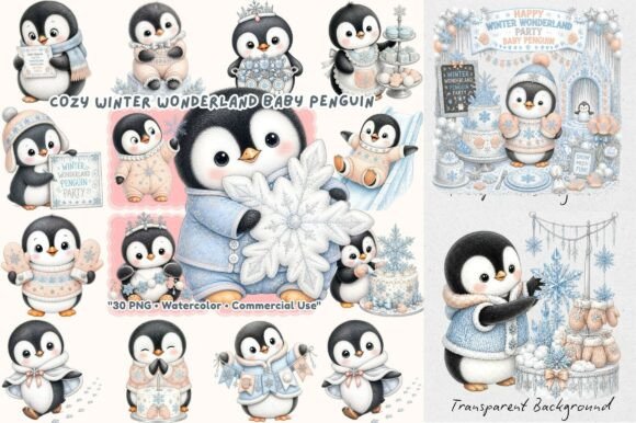 Download Winter Wonderland Baby Penguin PNG - Baby Collection