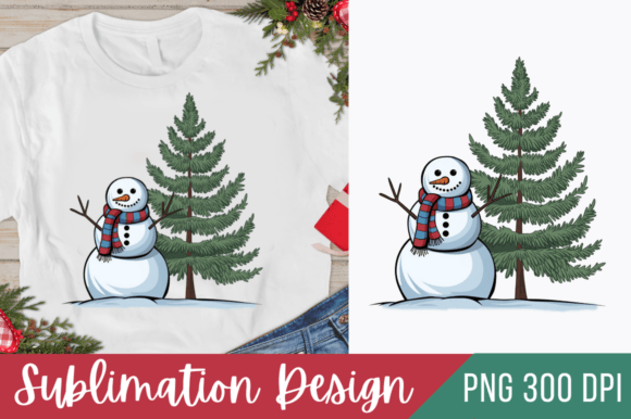 Download Christmas Snowman PNG Clipart Design - Design Collection