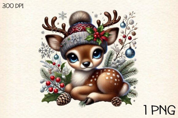 Download Christmas Baby Reindeer PNG Clipart - Baby Collection