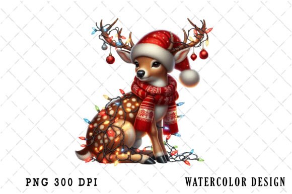 Download Funny Christmas Reindeer Clipart Bundle - Reindeer Collection