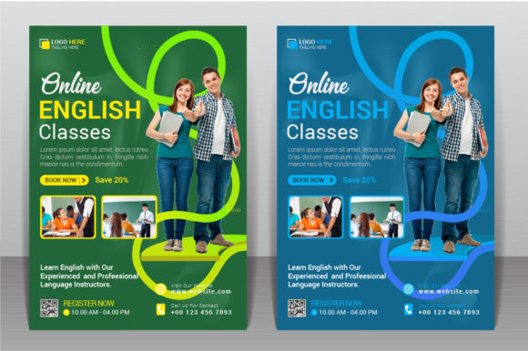 Download Learn English Language Flyer Design - Design Collection