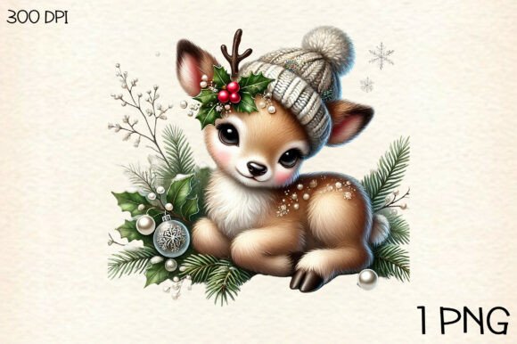 Download Christmas Baby Reindeer PNG Clipart - Baby Collection