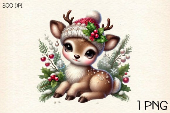Download Christmas Baby Reindeer PNG Clipart - Baby Collection