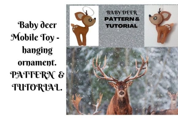 Download Deer Woodland Baby Mobile Patterns - Baby Collection