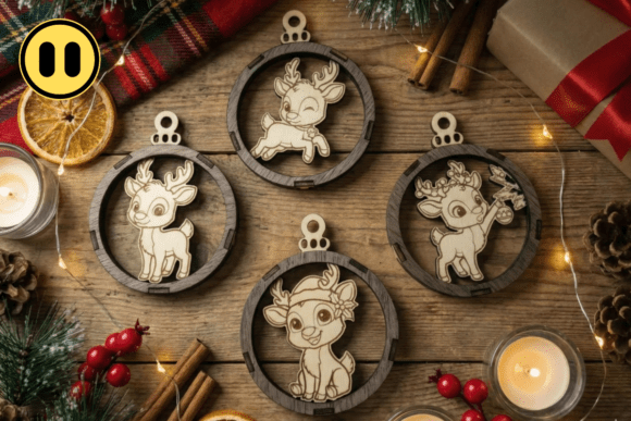 Download Christmas Reindeer - Decorations SVG - Reindeer Collection