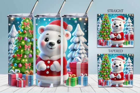 Download Snow Bear Tumbler Design PNG - Design Collection