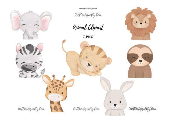 Download Baby Animal Clipart Bundle - Baby Collection
