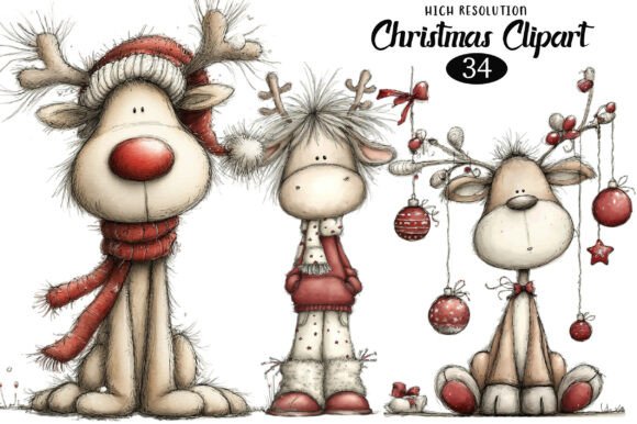 Download Reindeer Christmas Clipart - Reindeer Collection