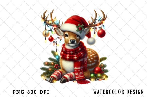 Download Funny Christmas Reindeer Clipart Bundle - Reindeer Collection