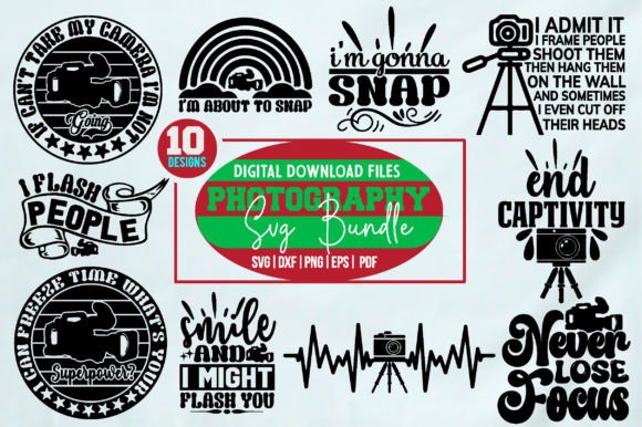 Download Photography Svg Design Bundle - Design Collection