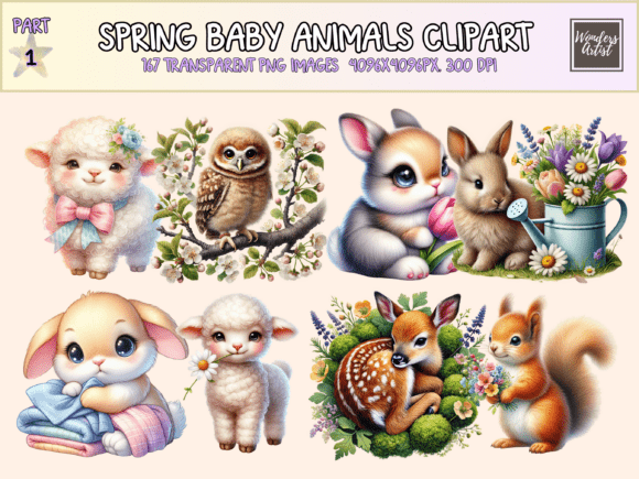 Download Spring Baby Animals Clipart - Baby Collection