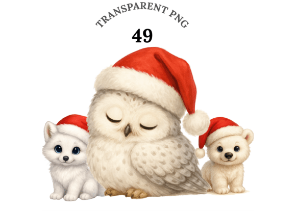 Download 49 Winter Baby Animal Clipart Set - Baby Collection