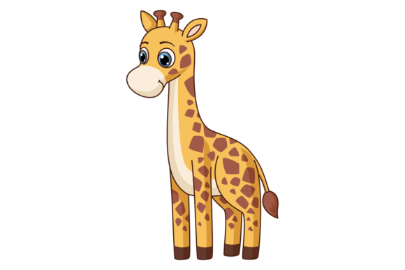 Download Baby Giraffe Cartoon Icon. African Fauna - Baby Collection