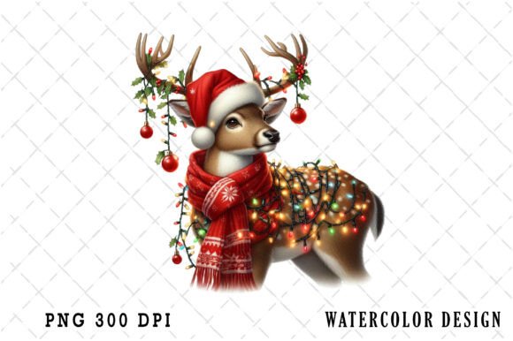 Download Funny Christmas Reindeer Clipart Bundle - Reindeer Collection