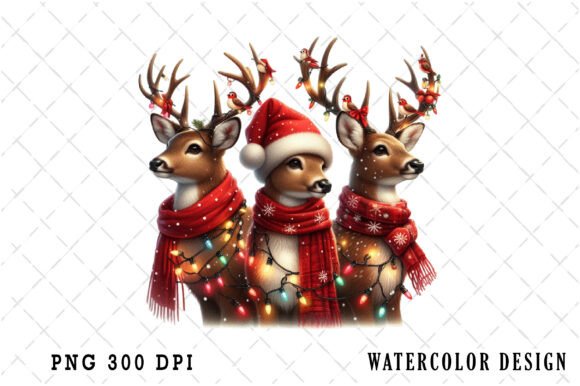 Download Funny Christmas Reindeer Clipart Bundle - Reindeer Collection